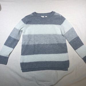 Girls Gap sparkly striped sweater